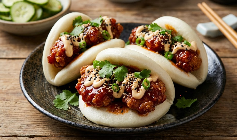 Gochujang Chicken Bao